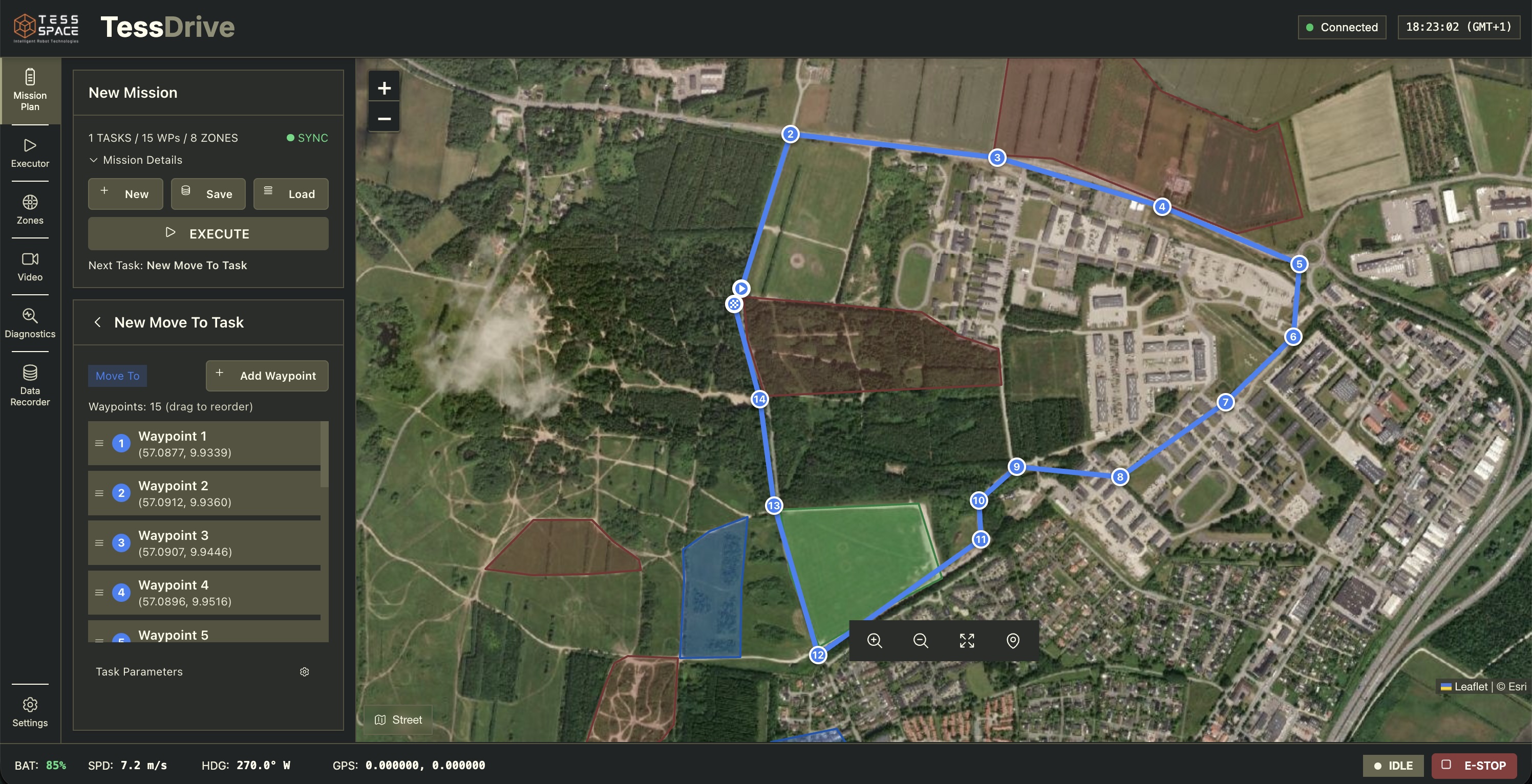TESS DRIVE mission planning interface
