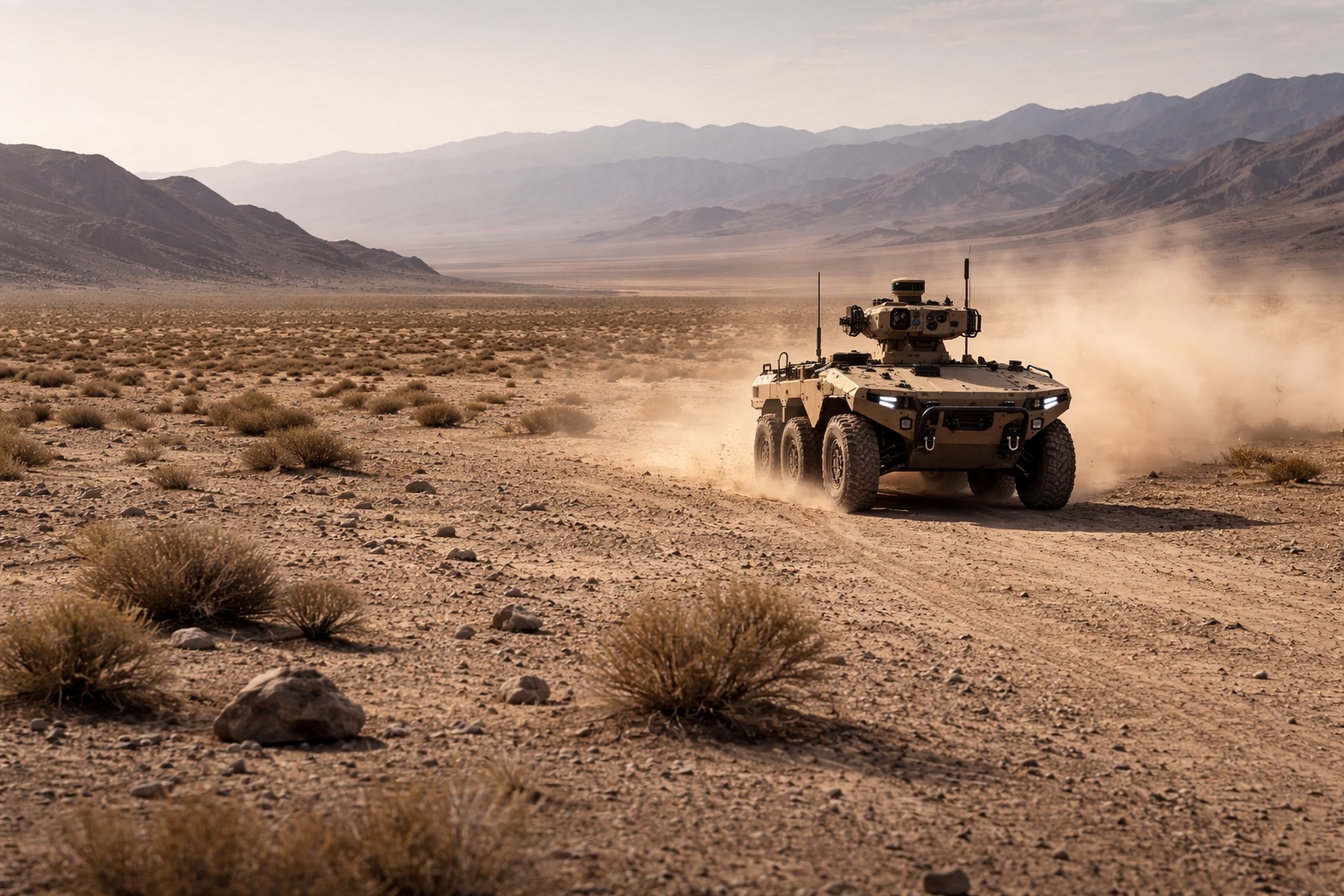 Autonomous ground vehicle in a degraded off-road environment