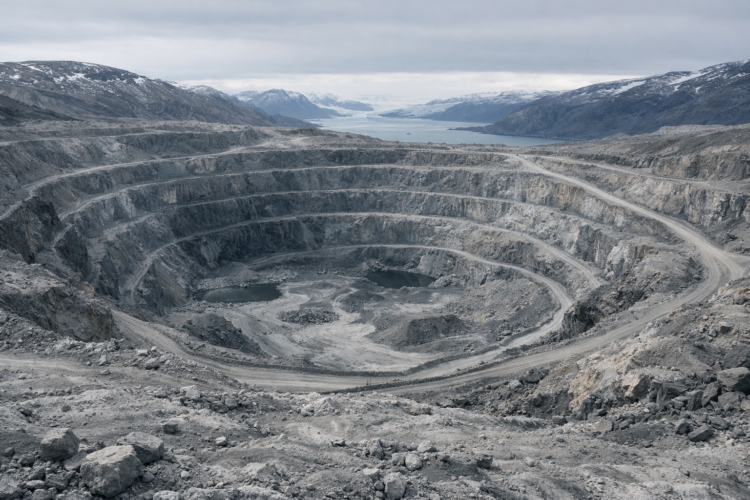 Remote mineral exploration and site operations terrain